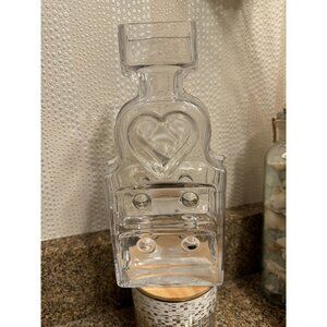 Finland Glass Vase Piironki Dresser Locker Helena Tynell Riihimäen Lasi RARE